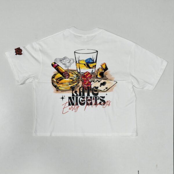 Late Nite Early Morning Tee - Image 2