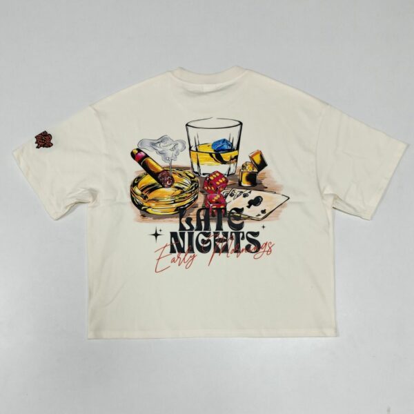 Late Nite Early Morning Tee - Image 4