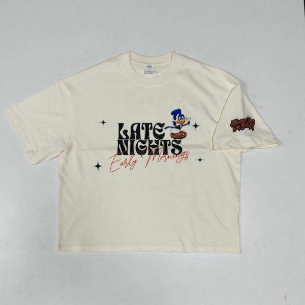 Late Nite Early Morning Tee - Image 3
